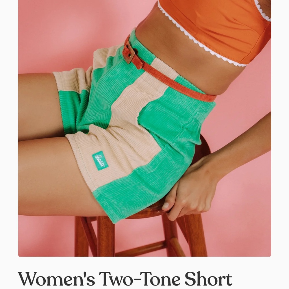 Hammies two tone short